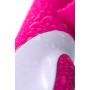 Розовый вибратор с клиторальным стимулятором ELLY с подогревом - 21,5 см. (JOS 783003)
