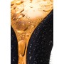 Чёрно-золотой клиторальный вибромассажер WANAME Surf (WANAME 482001)