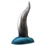 Черно-голубой фаллоимитатор  Дельфин small  - 25 см. (Erasexa zoo122)