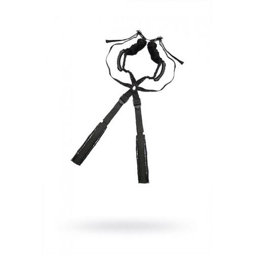 Чёрный бондажный комплект Romfun Sex Harness Bondage на сбруе (Romfun PE-002)