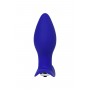 Синяя анальная вибровтулка Fancy - 10,7 см. (ToyFa 358001)