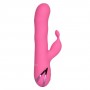 Розовый вибратор-кролик с волновым движением ствола Santa Barbara Surfer - 24 см. (California Exotic Novelties SE-4350-65-3)