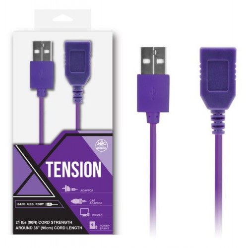 Фиолетовый удлинитель USB-провода - 100 см. (NMC FVH039A000-002)