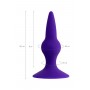 Фиолетовая анальная втулка Klapsy - 10,5 см. (ToyFa 357032)