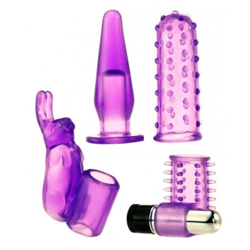 Фиолетовый вибронабор Foreplay Couples Kit (Me You Us 2K667CPU-BX)
