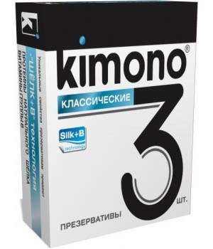 Классические презервативы KIMONO - 3 шт...