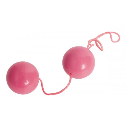 Розовые вагинальные шарики BI-BALLS (Toyfa Basic 885006-3)