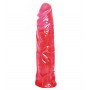 Розовая насадка-фаллоимитатор для трусиков Harness - 20 см. (Джага-Джага 313-09 BX DD)
