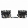 Изысканные чёрные наручники с кружевом (БДСМ Арсенал 810005ars)