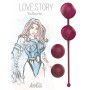 Набор из 4 бордовых вагинальных шариков Valkyrie (Lola Games 3013-02lola)