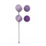 Набор из 4 фиолетовых вагинальных шариков Valkyrie (Lola Games 3013-03lola)