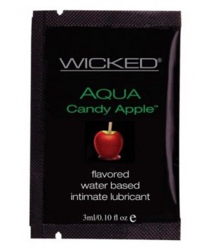 Лубрикант с ароматом сахарного яблока Wicked Aqua Candy..