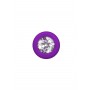 Фиолетовая анальная цепочка с кристаллом Chummy - 16 см. (Lola Games 1401-03lola)