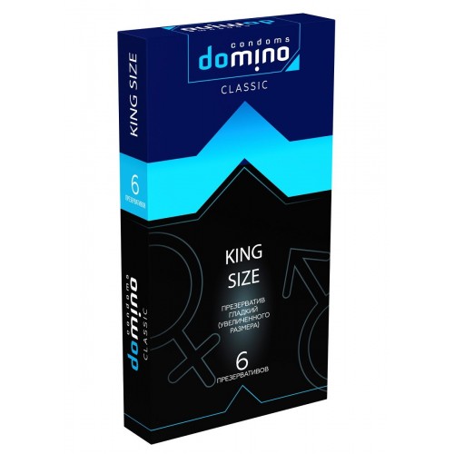 Презервативы увеличенного размера DOMINO Classic King size - 6 шт. (Domino DOMINO Classic King size №6)