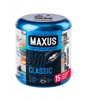 Классические презервативы MAXUS Classic - 15 шт...