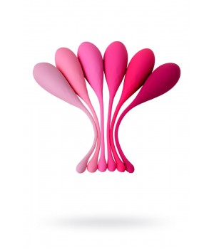 Набор из 6 розовых вагинальных шариков Eromantica K-ROS..