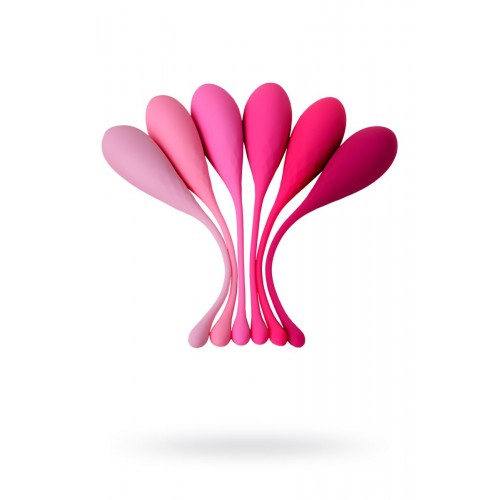 Набор из 6 розовых вагинальных шариков Eromantica K-ROSE (Eromantica 210206)