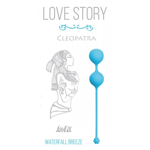 Голубые вагинальные шарики Cleopatra Waterfall Breeze (Lola Games 3007-03Lola)