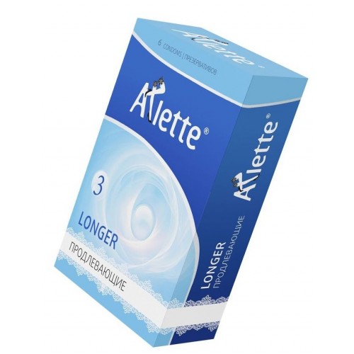Презервативы Arlette Longer с продлевающим эффектом - 6 шт. (Arlette 808)