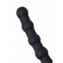 Черная насадка на пенис для двойного проникновения - 19,5 см. (ToyFa 901413-5)