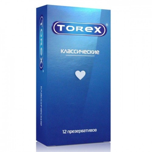 Гладкие презервативы Torex  Классические  - 12 шт. (Torex 2297)