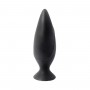 Черная большая анальная пробка Mojo Spades Large Butt Plug - 12 см. (Seven Creations F0024B1MPGAC)