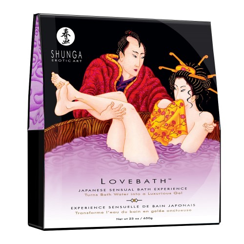 Соль для ванны Lovebath Sensual lotus, превращающая воду в гель - 650 гр. (Shunga 6802)