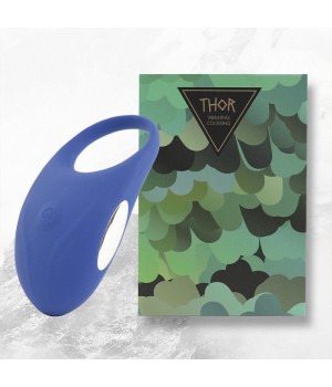 Синее кольцо с вибрацией Thor Cockring