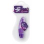 Фиолетовый вибромассажёр JELLY JOY 6INCH 10 RHYTHMS - 15 см. (Dream Toys 20841)