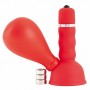 Красный вибратор с грушей на сосок (ToyFa 905002-9)