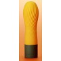 Оранжевый рифленый мини-вибратор IROHA ZEN YUZUCHA - 12,7 см. (Tenga HMZ-03)