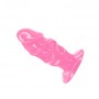 Розовый анальный стимулятор-фаллос - 12,3 см. (Baile BI-017003-0101)