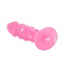 Розовый анальный стимулятор-фаллос - 12,3 см. (Baile BI-017003-0101)