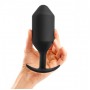 Черная анальная пробка для ношения B-vibe Snug Plug 6 - 17 см. (b-Vibe BV-029-BLK)