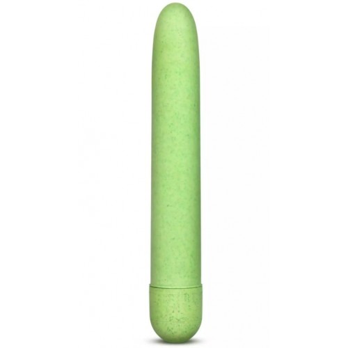 Зелёный биоразлагаемый вибратор Eco - 17,8 см. (Blush Novelties BL-81922)