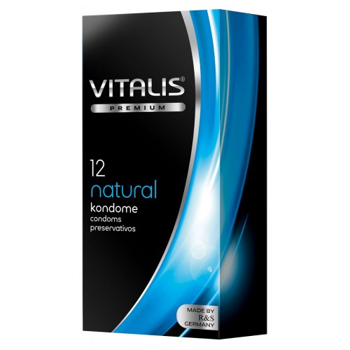 Классические презервативы VITALIS PREMIUM natural - 12 шт. (Vitalis VITALIS PREMIUM №12 natural)