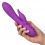 Фиолетовый вибратор-кролик Valley Vamp - 21,5 см. (California Exotic Novelties SE-4350-50-3)