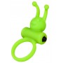 Зеленое эрекционное виброкольцо на пенис Cock Ring (A-toys 768017)