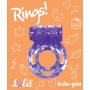 Фиолетовое эрекционное кольцо с вибрацией Rings Axle-pin (Lola Games 0114-81Lola)