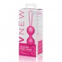 Розовые вагинальные шарики VNEW level 3 (VNEW VN-004)