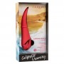 Красный вибромассажер Laguna Beach Lover с функцией «мерцающий язычок» - 20,25 см. (California Exotic Novelties SE-4349-50-3)