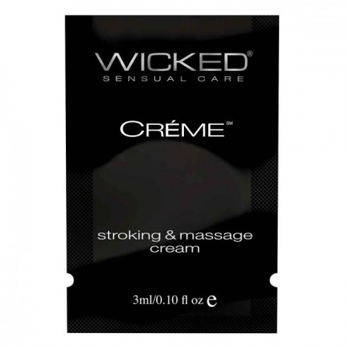 Крем для массажа и мастурбации Wicked Stroking and Massage Creme - 3 мл. (Wicked SAM90910)