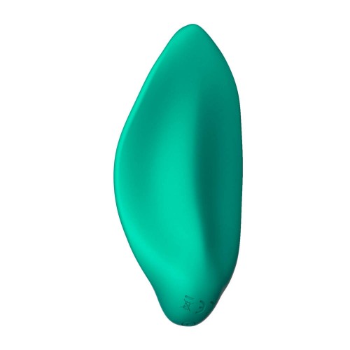 Зеленый клиторальный стимулятор Romp Wave (ROMP RPLOSGM)