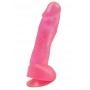 Большой розовый фаллоимитатор на присоске - 20,5 см. (LOVETOY (А-Полимер) 215500)