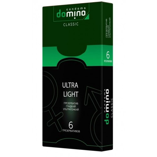 Супертонкие презервативы DOMINO Classic Ultra Light - 6 шт. (Domino DOMINO Classic Ultra Light №6)