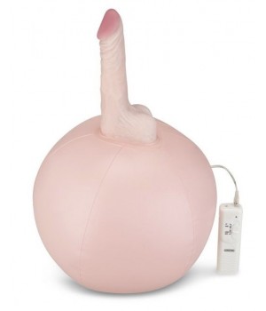 Надувной секс-мяч с реалистичным вибратором..
