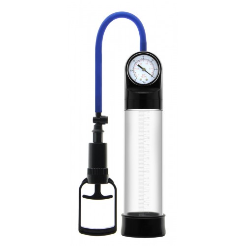 Прозрачная вакуумная помпа Erozon Penis Pump с манометром (Erozon PMZ108)