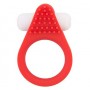Красное эрекционное кольцо LIT-UP SILICONE STIMU RING 1 RED (Dream Toys 21155)