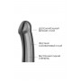 Черный фаллос на присоске Silicone Bendable Dildo S - 17 см. (Strap-on-me 6013137)