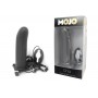 Черный полый страпон с вибрацией Mojo Ghia - 16 см. (Seven Creations MOJO-004)